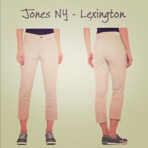 Jones New York Lexington Skinny Capri Pants Size 8